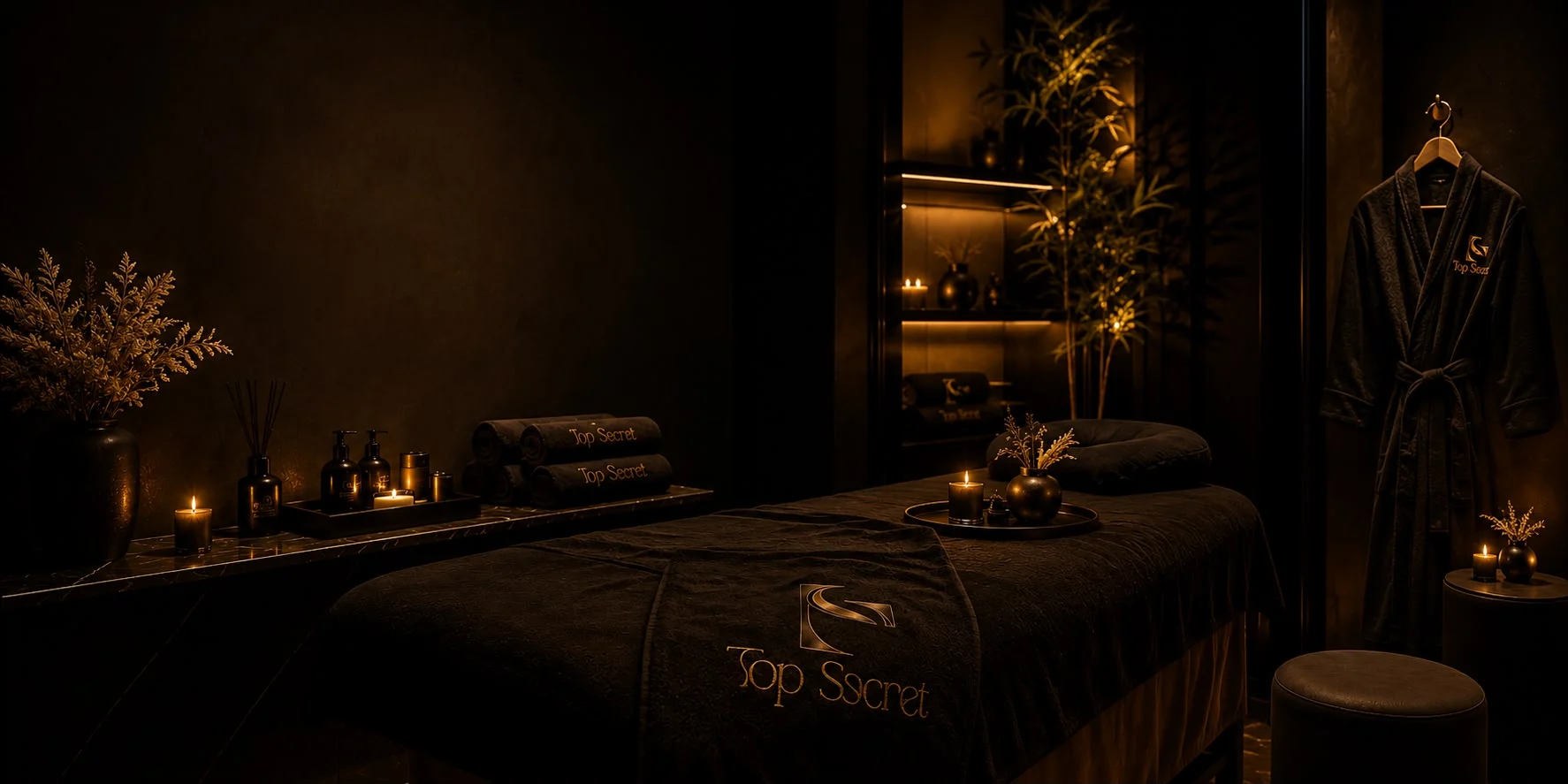 Top Secret — sala de massagem